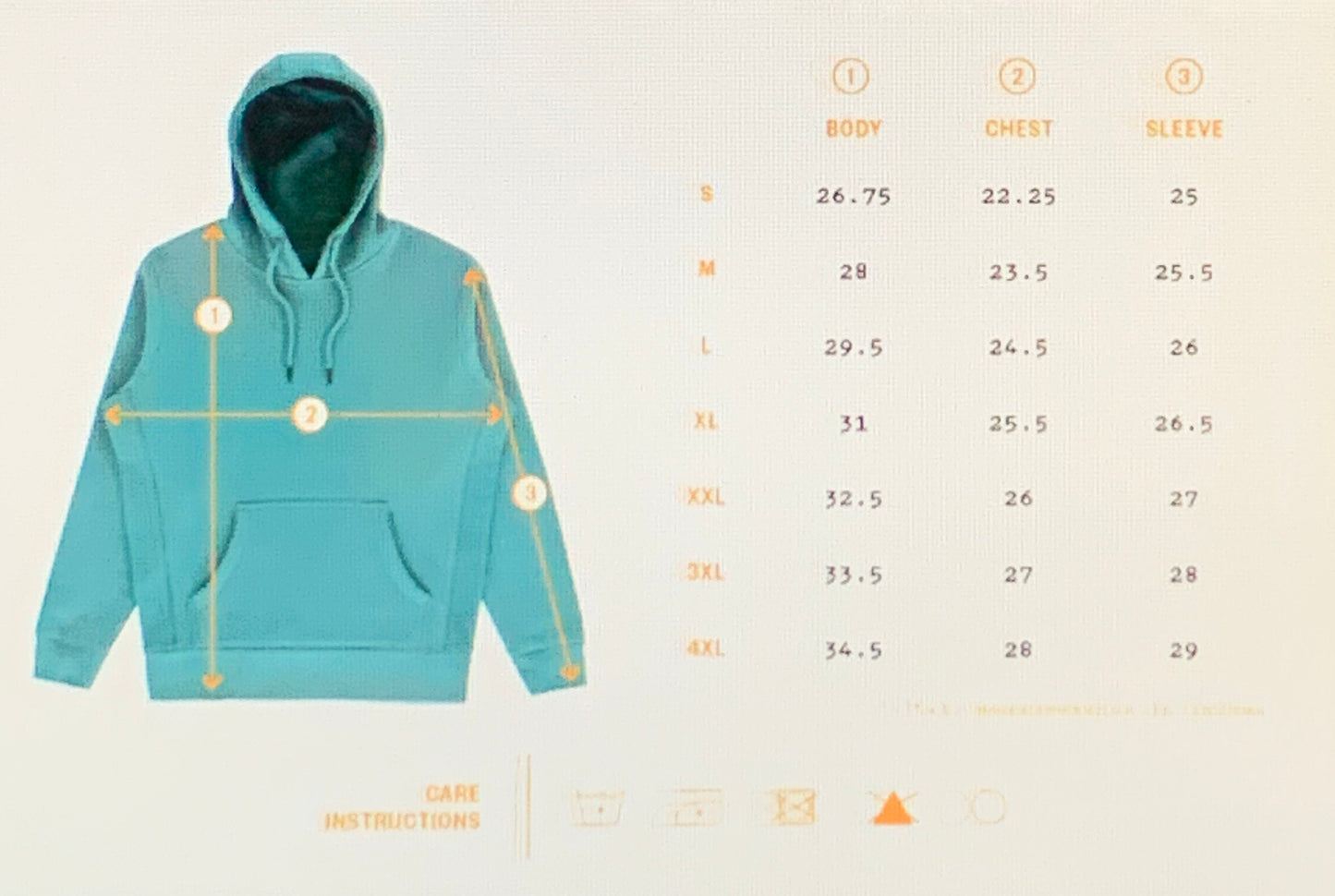 Organic Hoodi Pullover - Blue Strip Patch