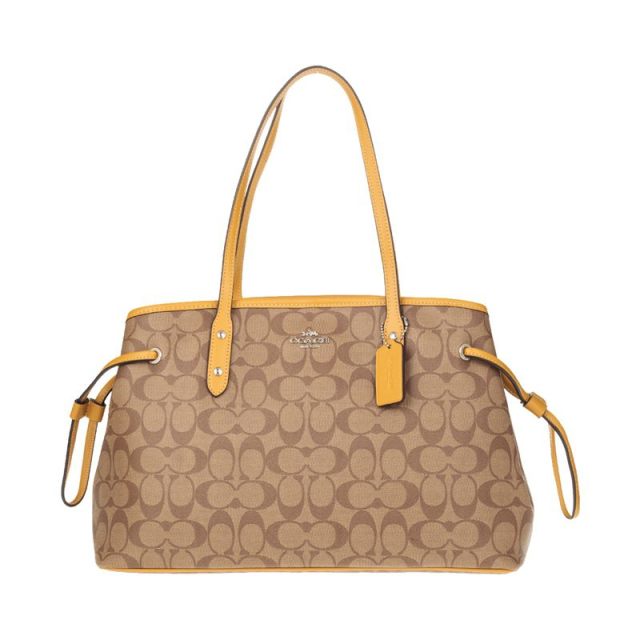 Coach Signature Drawstring Carryall Shoulder Bag F57842