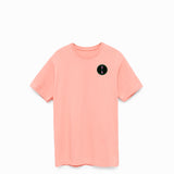 Camiseta orgánica con tira rosa ** Elige tu diseño **