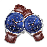 OLMECA Hot Selling Fashion Men&Women Watch Luxury Couple Wristwatches Waterproof Watches Leather Strap Watch Relogio Masculino