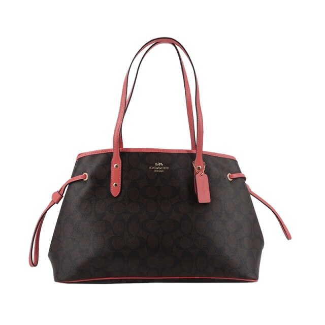 Coach Signature Drawstring Carryall Shoulder Bag F57842