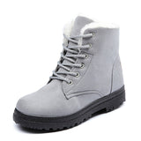 Women Snow Plush Insole Ankle Boot Botas Mujer Plus Size 44