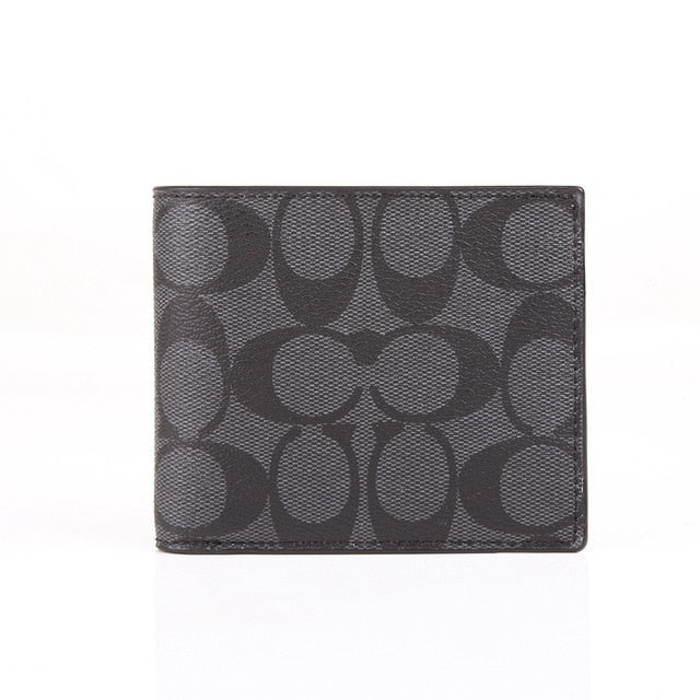 Coach Compact ID Wallet In Signature