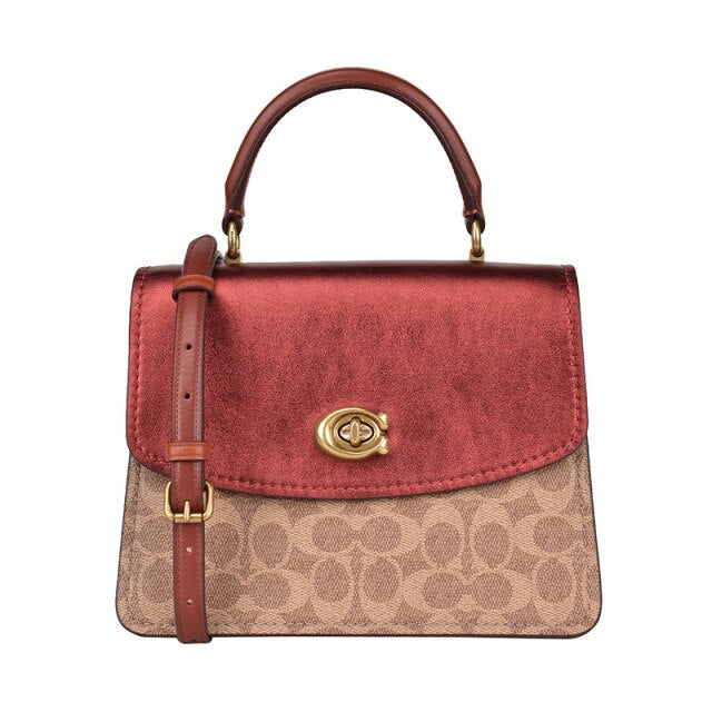 Authentic Original & Brand New Coach 53349/79274/ 88075/69590 Signature Rivets Handle Crossbody bag