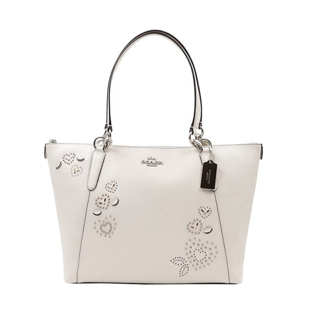 Authentic Original & Brand New COACH F57526/F66871 Ava Tote Crossgrain Leather Handbag