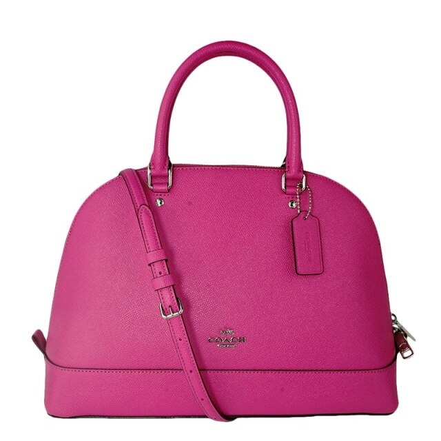 Coach Crossgrain Leather Sierra Satchel Crossbody Bag Purse Handbag F57524