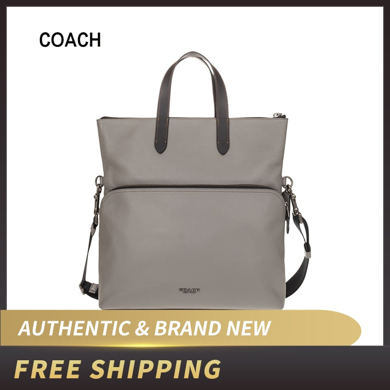 "Authentic Original & Brand New Coach Graham Leather Foldover Tote Laptop Bag  F50712"