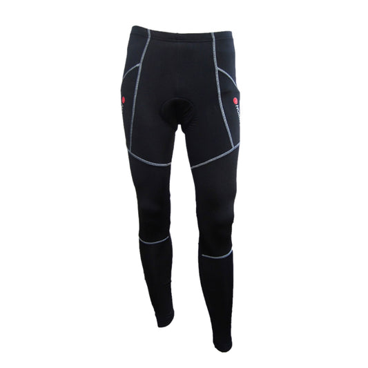 Men's Cycling Soft Tight Winter Thermal 3D Padded Pants Bike Long Trouser Legging for Outdoor MTB Mountain Rode Bike Cycle