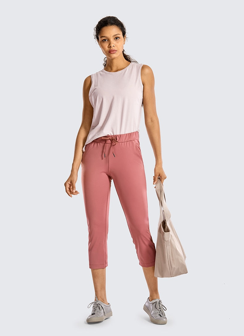 Women's Pima Cotton Sleeveless Tank Relaxed Fit Workout Yoga Tank Top