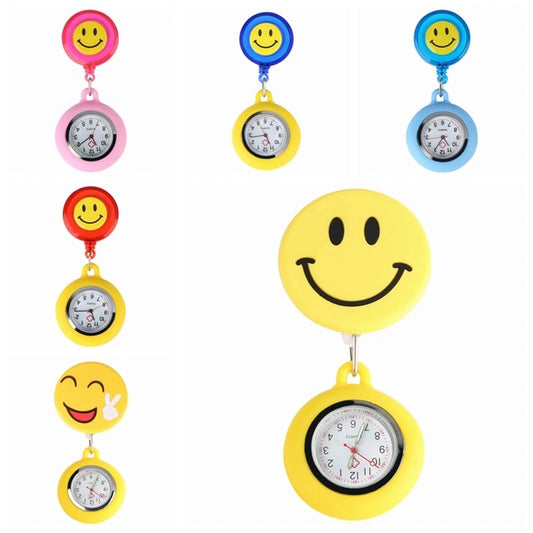 Smiling Clip-On Fob Brooch Pendant Hanging Quartz Pocket Adjustable Watch For Medical Doctor Nurse Watches