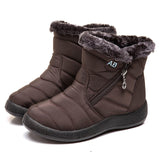 Women Casual Lightweight Fashion Waterproof Snow Ankle Warm Winter Boots Botas Mujer
