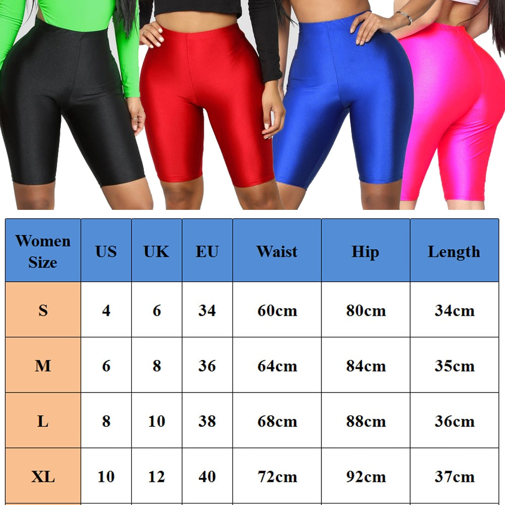 Women Cycling Shorts Dancing Gym Bike Leggings Casual Sports Yoga Shorts