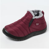 Ultralight Women Winter Waterproof Ankle Snow Boots Botas Mujer Boots Slip-On Flat Casual Shoes Plush Footwear