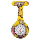 Newly Nurse Watches Printed Style Clip-On Fob Brooch Pendant Pocket Hanging Doctor Nurses Medical Quartz Watch FIF66