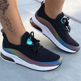 New Women Casual Sneaker Shoes Mesh Air-Cushion Flat Anti-Slip Outdoor Trainer Zapatos De Mujer Shoes