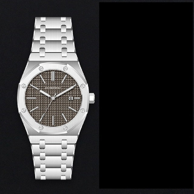 Goffel New Sub Brand Rower Watch With Fully Automatic Mechanical Movement 100 Meters Waterproof And Customizable Sticker