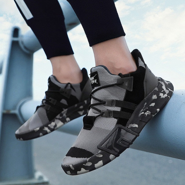 delocrd CAMO shoes men streetwear sneakers zapatillas hombre chaussure hip hop air mesh casual shoes