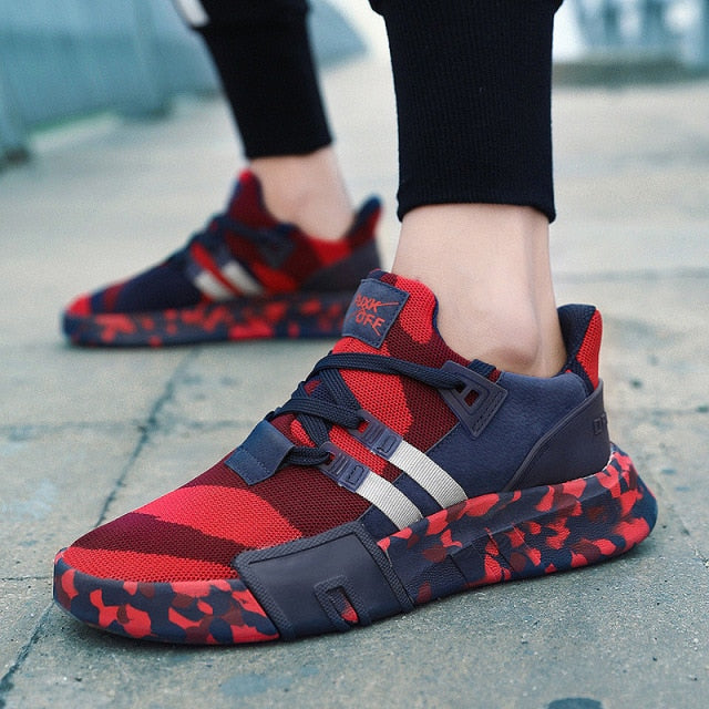 delocrd CAMO shoes men streetwear sneakers zapatillas hombre chaussure hip hop air mesh casual shoes