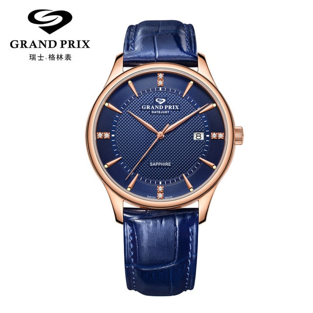 Top Brand GRAND PRIX Luxury Mechanical  Wrist Watches For Women New Waterproof Date Automatic Watches For Men relogio masculino