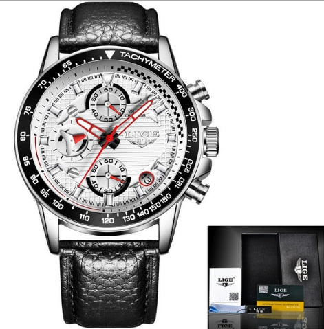 Mens Watches Top Brand Luxury Fashion Business Quartz Watch Men Sports Watch Waterproof Black Clock Relogio Masculino