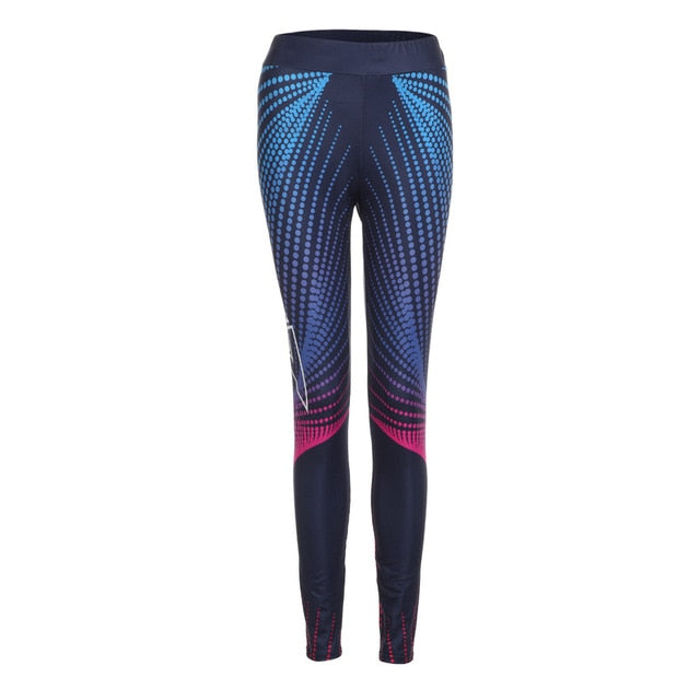 3D Print Cycling pants Skinny Jogging Workout Gym Leggings Stretch Sports Training Cropped Pants High elasticity For Womens A1