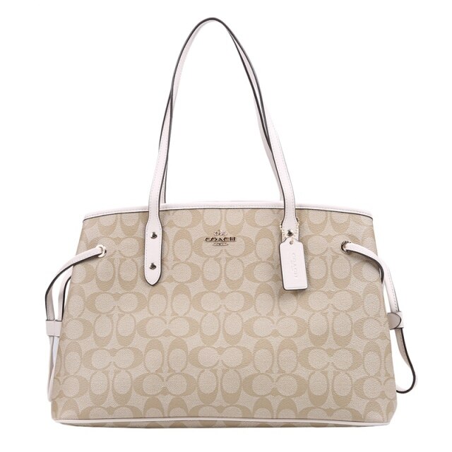 Coach Signature Drawstring Carryall Shoulder Bag F57842